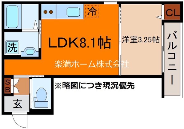 st.Residence深草の物件間取画像